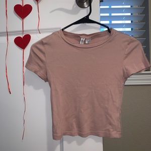 Blush Colored Crop Top